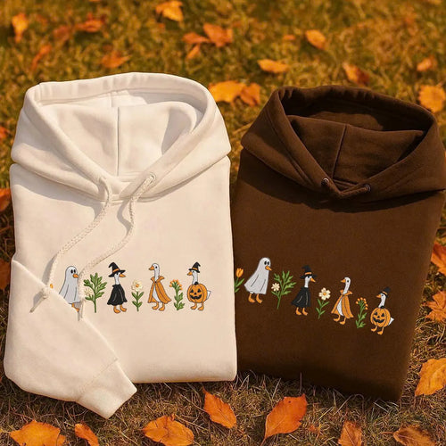 Spooky Goose Embroidered Sweatshirt